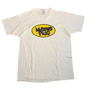 Vintage Mustard Plug Ska Band T-Shirt White XL Single Stitch 90s Fruit of Loom